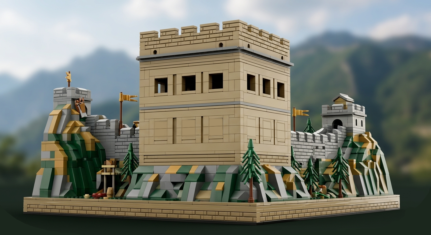 舟游四海文创拼插积木