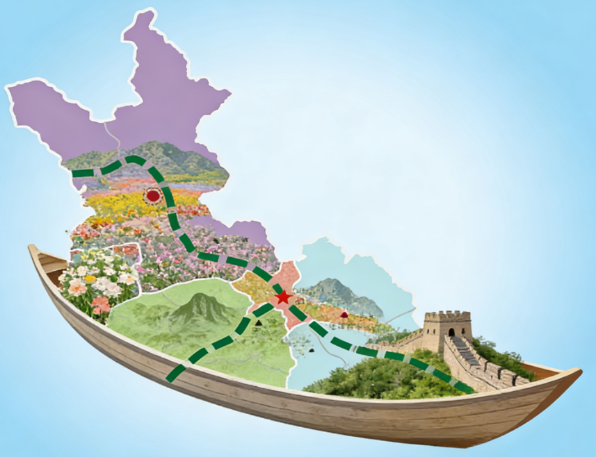 舟游四海·规划意象图